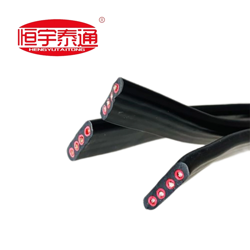 Çevik düz kabellər NBR PUR PVC TPE TPU