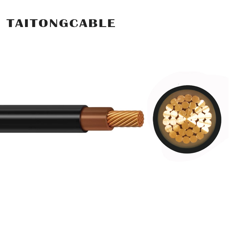 Aşağı Gərginlikli Tək Nüvəli Mis Keçirici XLPE İzolyasiyalı PVC Qapaqlı Zirehli olmayan Elektrik Kabeli